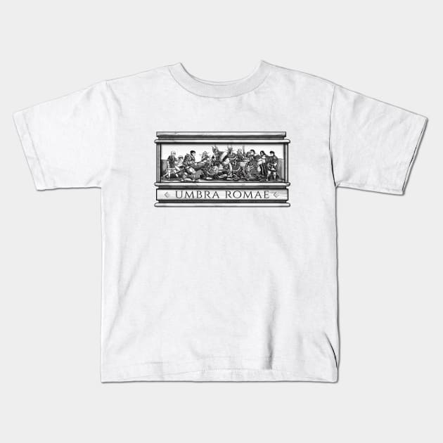 Umbra Romae BW Version Kids T-Shirt by WarioPunk